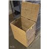 Image 1 : WICKER LAUNDRY BASKET W/ METAL FRAME