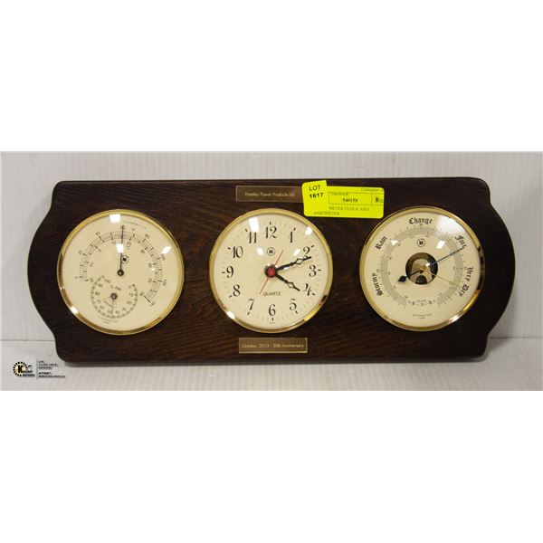 HYGROMETER CLOCK AND BAROMETER