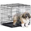 Image 1 : NEW AMAZON BASICS 24" DOUBLE DOOR ANIMAL DOG CRATE