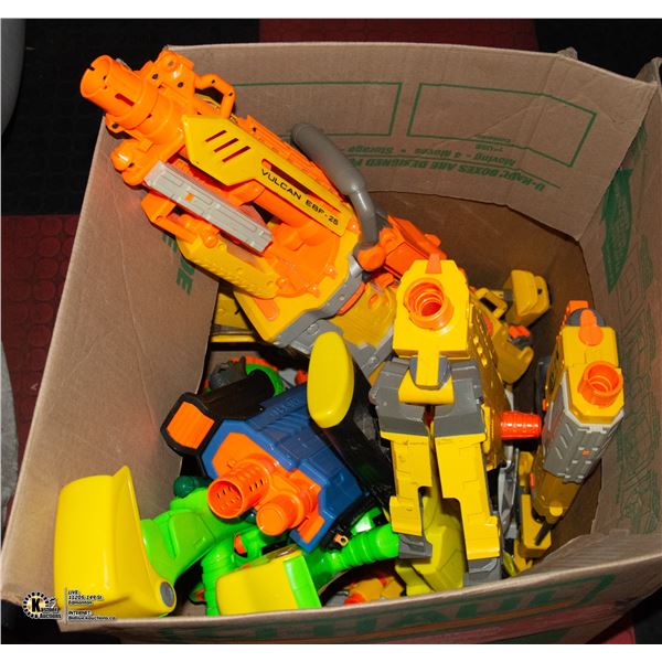 LARGE COLLECTION OF HEAVY DUTY NERF GUNS