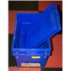 Image 1 : BUNDLE OF TWO HEAVY DUTY STORAGE TOTES