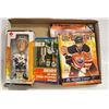 Image 1 : HOCKEY BOBBLE HEAD, OILER MEDIA GUIDES, MAGAZINES