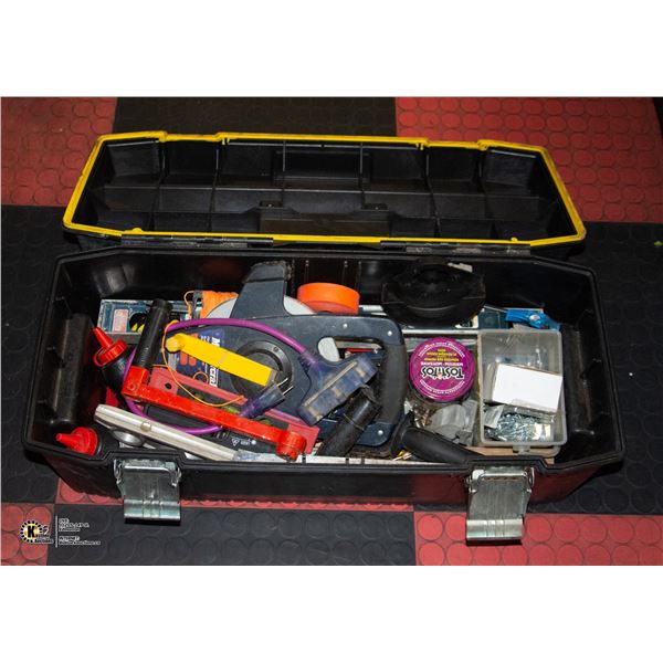 FAT MAX TOOL BOX W/ OF ASSORTED TOOLS