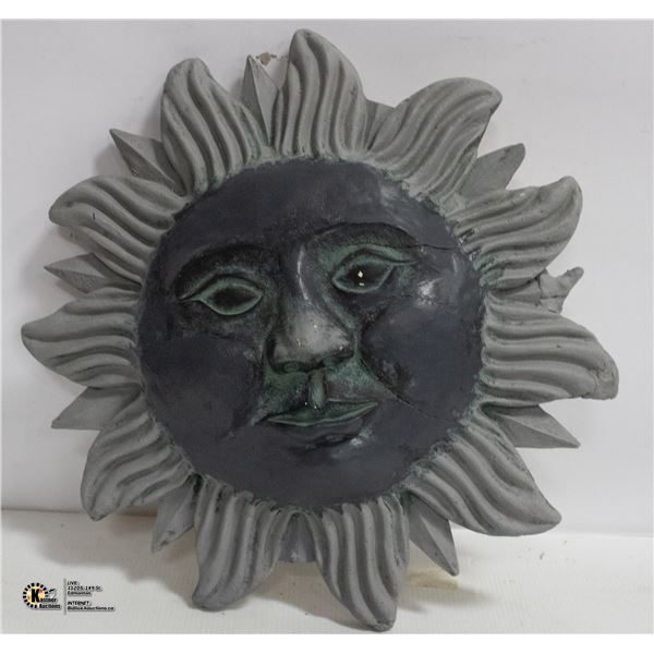 16 IN DIAMETER SUN/MOON GARDEN ORNAMENT