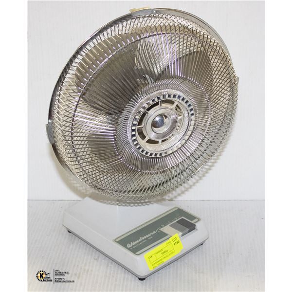 WINDEMERE OSCILLATING 2 SPEED FAN, TESTED