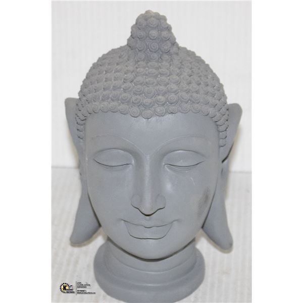 HEAVY BUDDHA HEAD FOR GARDEN/PATIO