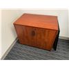 Image 2 : CONTENTS OF DOWNSTAIRS BOARDROOM INCLUDING: CHERRY 10' OVAL BOARDROOM TABLE, CHERRY