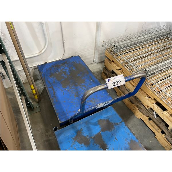 BLUE PLATFORM TRUCKS, HAND TROLLEY  TRUCK CART HEAVY DUTY