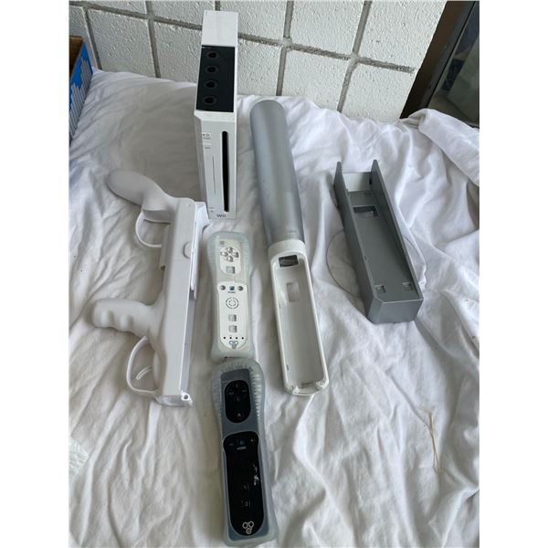 Wii no power cord with accessories