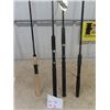 Image 2 : 4 New Fishing Rods ; Black Beauty & South Bend