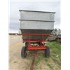 Image 2 : 4 Wheel Hopper Wagon Trailer with Extension Approximately 175 Bushels