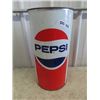 Image 1 : Metal Pepsi Garbage Can 10" x 19"