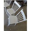 Image 3 : 4 Painted Kitchen Chairs