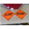 Image 3 : Traffic Stop Sign 30" & 2 Bump Signs 12"