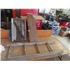 Image 1 : Wooden Ladder 15" x 50" , Wooden Door with Pull 9"x 33" , Wooden Door 14" x 24"