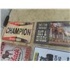 Image 3 : 6 Modern Metal Signs ; Tractor, Champion Stable Relatinship