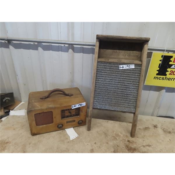 Wash Board, RCA Victor Radio