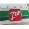Image 2 : 7 Up Fiberglass Clock 12" x 16"