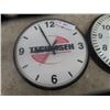 Image 2 : 2 Clocks ; 1) Tecumseh Advertisement 12" , 1) Freightliner Advertisement 12"