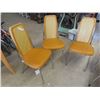 Image 3 : 5 Retro Chrome Legged Chairs - Excellent Condition