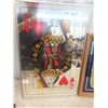 Image 4 : Labatt's Mirrored Clock 13" x 19" , Lab Lite Mirror & Mirrored Queen of Hearts