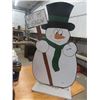 Image 3 : Wooden Snowman Display 43" Tall , 3 Christmas Yard Ornaments 27" Tall