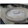 Image 3 : Cement Bird Bath 24"  Tall 19" Wide & Totem Pole Display 39" Tall 7" Wide