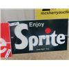 Image 3 : 2 Fiberglass Signs - Both 12.5" x 22.5" ; 1) Coke 1) Sprite
