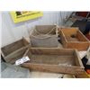 Image 2 : 10 Mix of Wooden & Tin Crates/Boxes