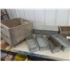 Image 3 : 10 Mix of Wooden & Tin Crates/Boxes
