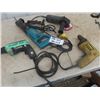 Image 3 : 4 Power Tools ; B+D Dywall Gun, DeWalt Drill, Makita Reciprocating Saw, Bosch Angle Grinder