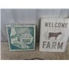 Image 3 : Rooster Display, Farm Picture a Shelf,  Basket