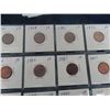 Image 2 : 20 x  Royal Canadian Pennies  1970 up to 2012 1920 to Date Board but NO Pennies