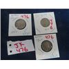 Image 1 : 3 - 1936/1936/1937 Buffalo Head Nickels