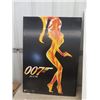 Image 2 : 2 Movie Displays ; 007 25" x 36" , Castaway 27" x 40"