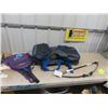 Image 1 : Youth Barnett Compound Bow with Arrows, Full Hockey Bag with Casters & 2 Acno dynamic Tennis Rackets