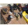 Image 1 : 6 Power Tools; 2 Drills, Sander, Heat Gun, Jig Saw