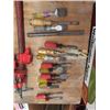 Image 2 : Carpenter's Package ; Wrecking Bar, Square, Level, Pipe Clamp, Wood Chisel