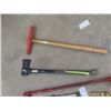 Image 2 : Fiberglass Handle Axe, Spike Driver, Clamp, Chain Ratchet