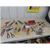 Image 1 : 3/8" Socket Set, Allen Wrenches, Crescent Wrenches Tin Snips, Cutters plus more