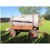 Image 1 : 4 Wheel Water Tank Trailer with Suction & Discharge Hose, Approximately 750 Gal