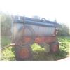 Image 3 : 4 Wheel Water Tank Trailer with Suction & Discharge Hose, Approximately 750 Gal