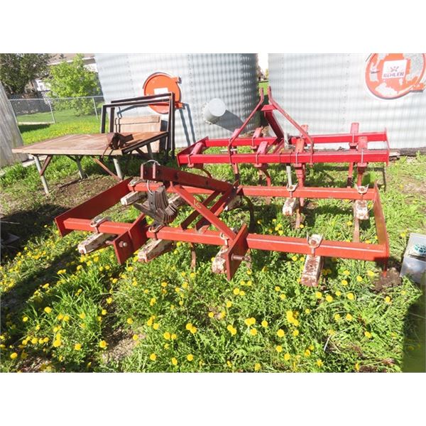 Homemade 3PTH 6.5' Cultivator with Extra Shovels