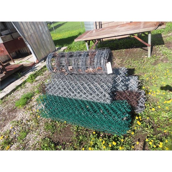 36"+ 48" Chain Link Fence Rolls & Barbed Wire Spacers
