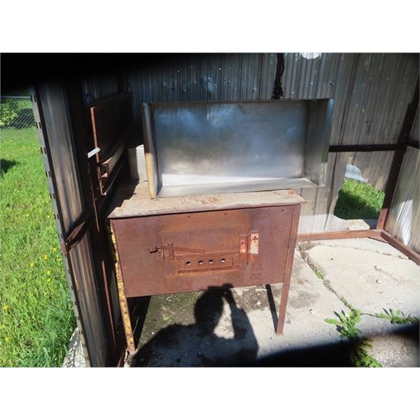 Wood Fire Stove - used for Maple Syrup Production Comes with Stainless Steel Boxes, Taps & Hoses