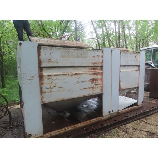 West Field Tote Tank 90% Full of Oats 14' Long