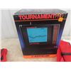 Image 2 : Tournament Pro Fish Finder - Used Working Condition & Fishing  Themed Apron