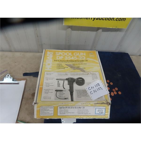 New Hobart DP 3545-20 Mig Welder Spool Gun - Will Work on Aluminum