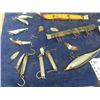 Image 3 : 33 Fishing Lures - Some Wooden, Some Muskie, Scaler