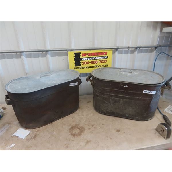 2 Boilers with Lids